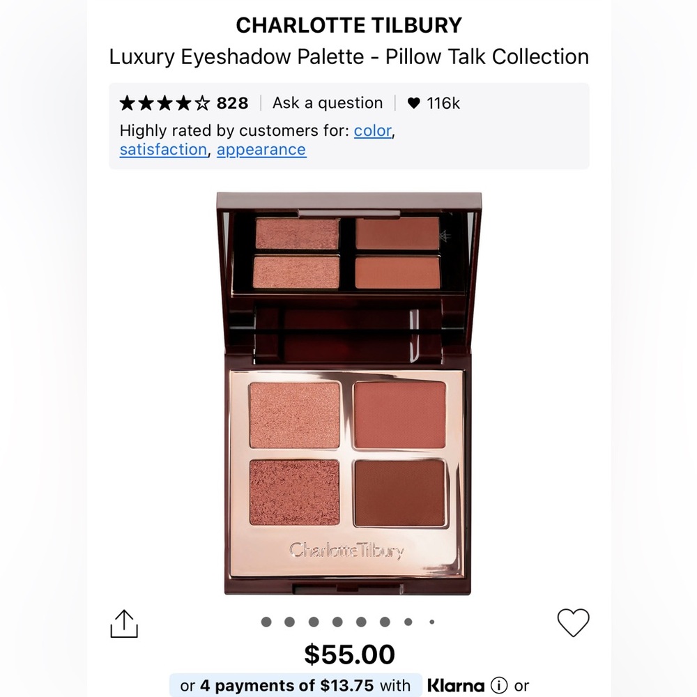 Pillow Talk Dream Luxury Eyeshadow Palette